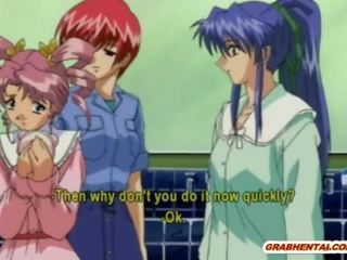 Japoneze anime merr spanked nga të saj vajzë
